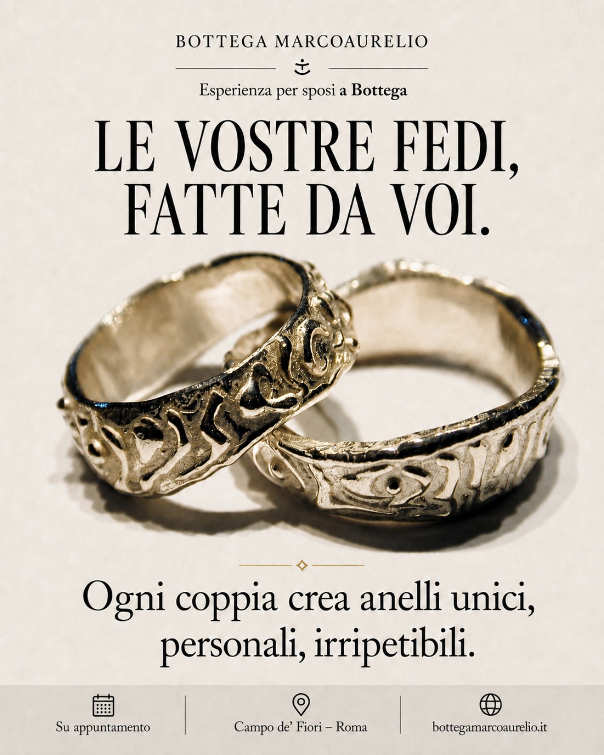 Forme classiche, incisioni, texture organiche